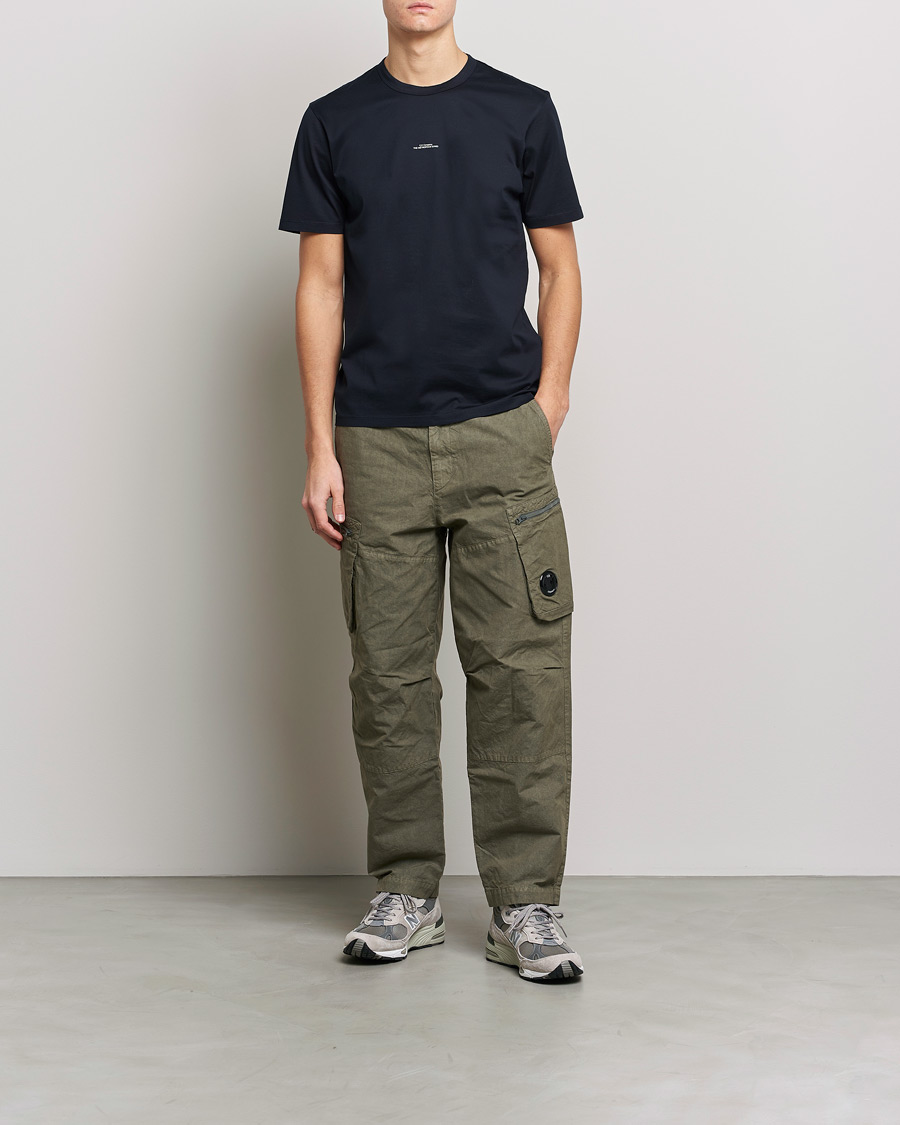 Mies | T-paidat | C.P. Company | Metropolis Mercerized Jersey T-Shirt Navy