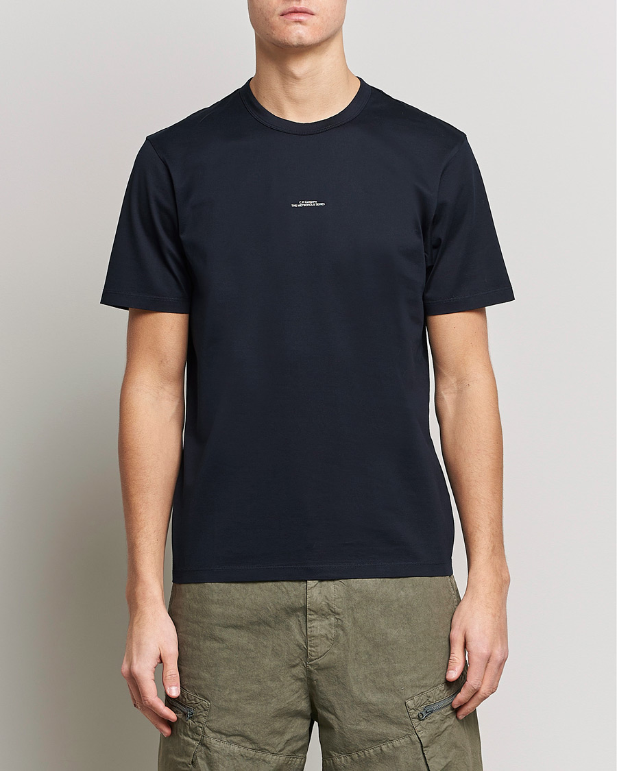 Mies | C.P. Company | C.P. Company | Metropolis Mercerized Jersey T-Shirt Navy