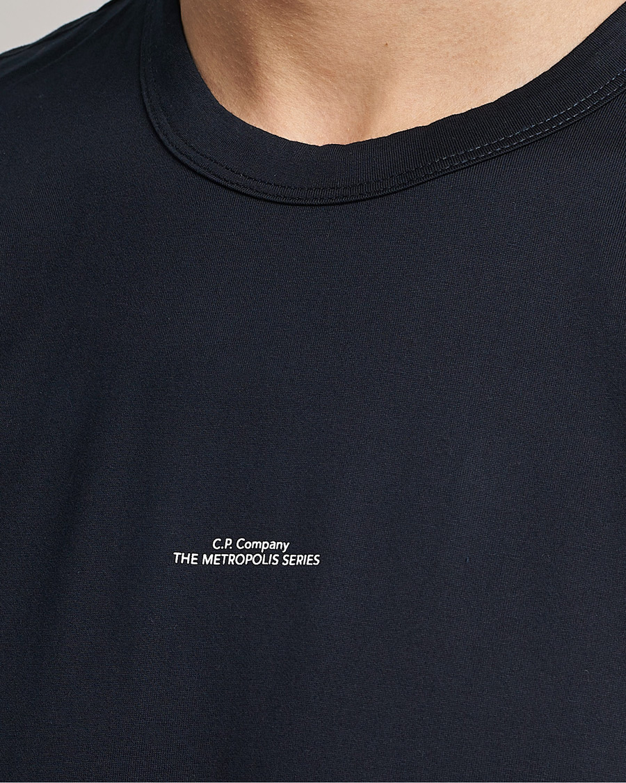 Mies | T-paidat | C.P. Company | Metropolis Mercerized Jersey T-Shirt Navy