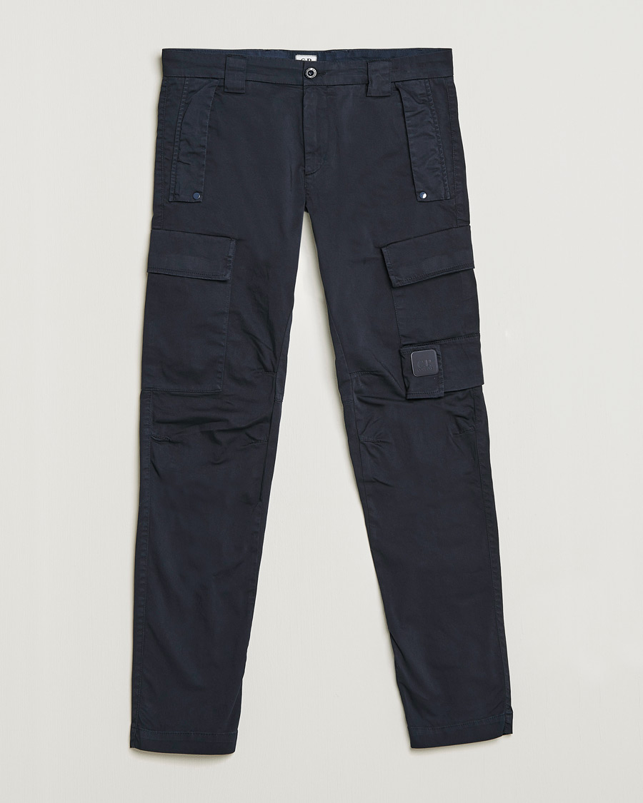 Mies | Housut | C.P. Company | Metropolis Satin Stretch Cargo Pants Navy