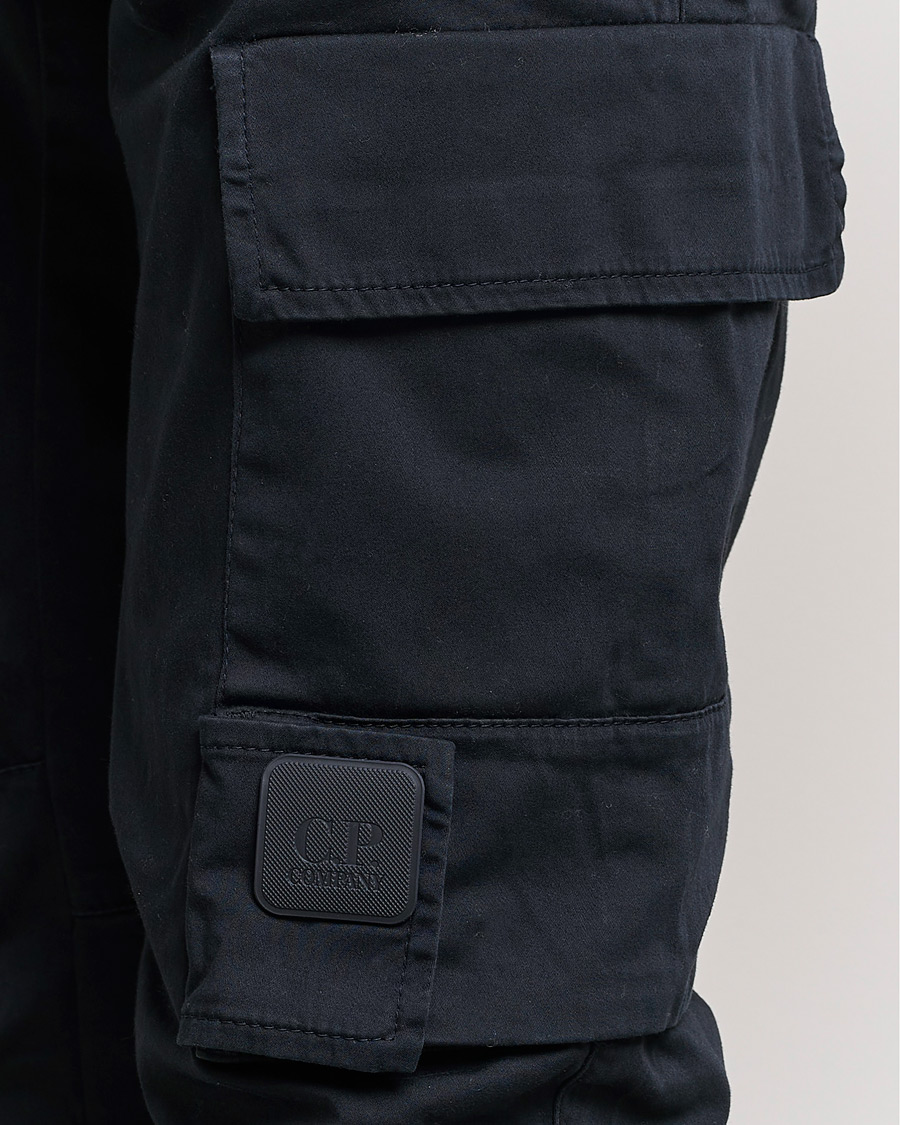 Mies | Housut | C.P. Company | Metropolis Satin Stretch Cargo Pants Navy