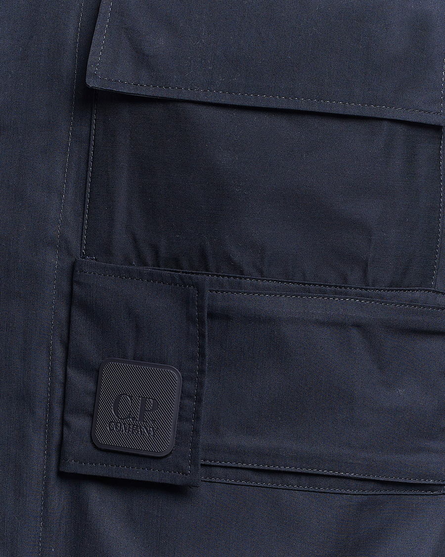 Mies | Kauluspaidat | C.P. Company | Metropolis Cotton Gabardine Overshirt Navy