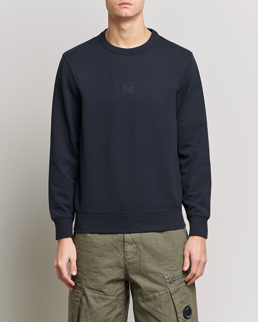 Mies |  | C.P. Company | Metropolis Stretch Fleece Sweatshirt Navy