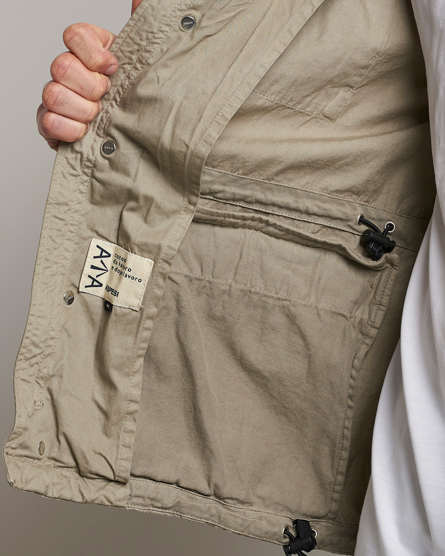 Mies | Takit | Aspesi | Cotton Field Jacket Khaki
