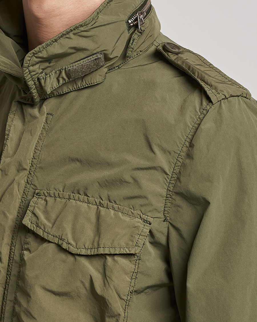 Mies | Takit | Aspesi | Giubotto Garment Dyed Field Jacket Army Green