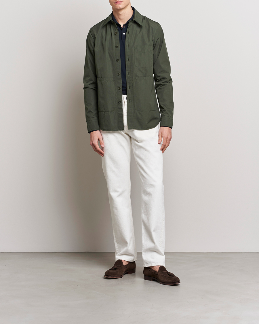 Mies | Takit | Aspesi | Utility Shirt Jacket Dark Green