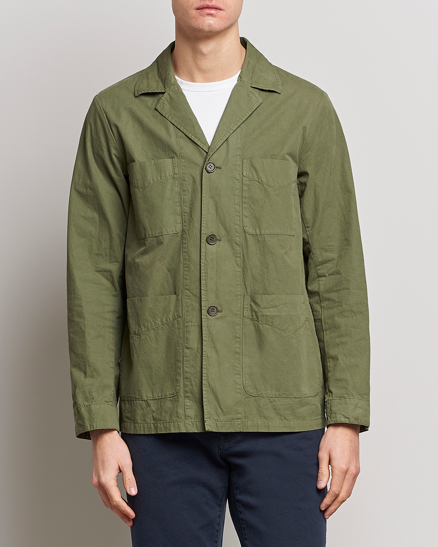 Mies | Klassiset takit | Aspesi | Fadango Shirt Jacket Army Green