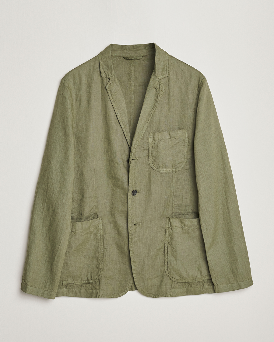 Mies | Pikkutakit | Aspesi | Samuraki Linen Blazer Army Green