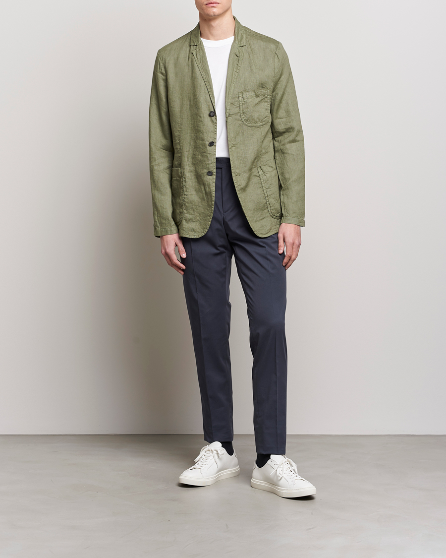 Mies | Pikkutakit | Aspesi | Samuraki Linen Blazer Army Green