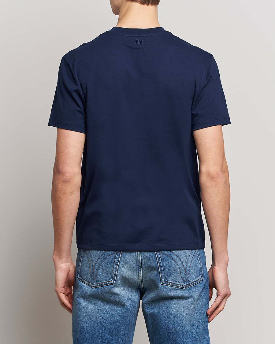 Mies | T-paidat | AMI | Heart Logo T-Shirt Navy