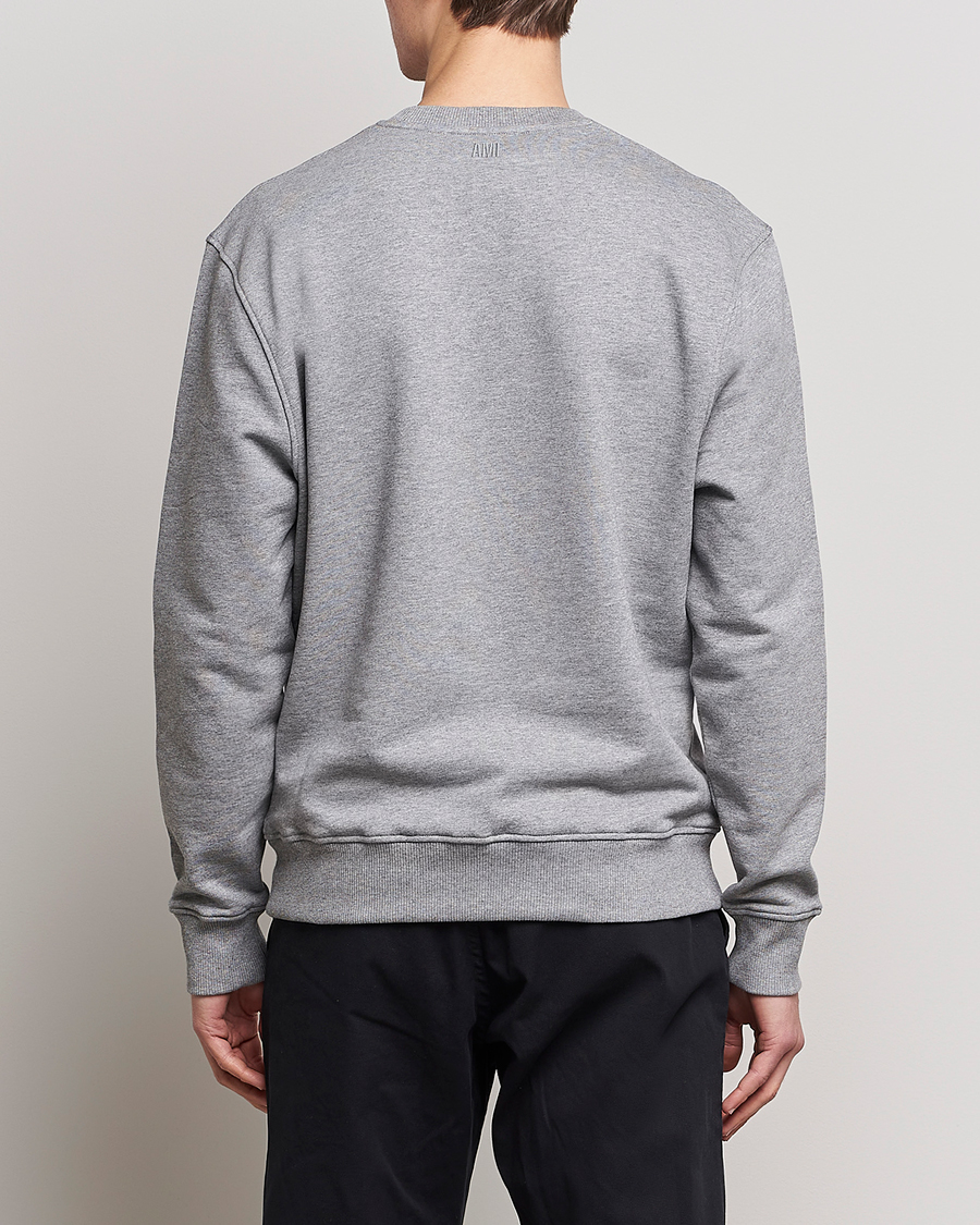 Mies | Puserot | AMI | Heart Logo Sweatshirt Heather Grey