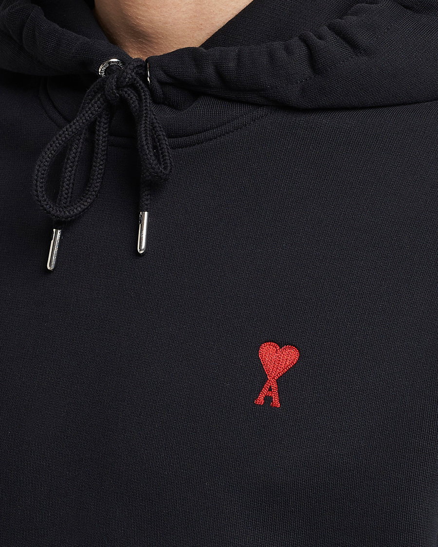 Mies | Puserot | AMI | Heart Logo Hoodie Black