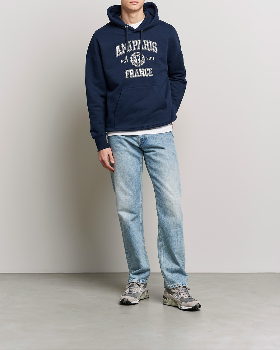 Mies | Puserot | AMI | Paris College Hoodie Navy