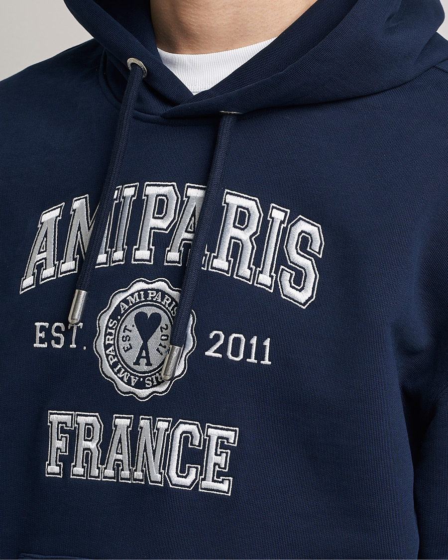 Mies | Puserot | AMI | Paris College Hoodie Navy