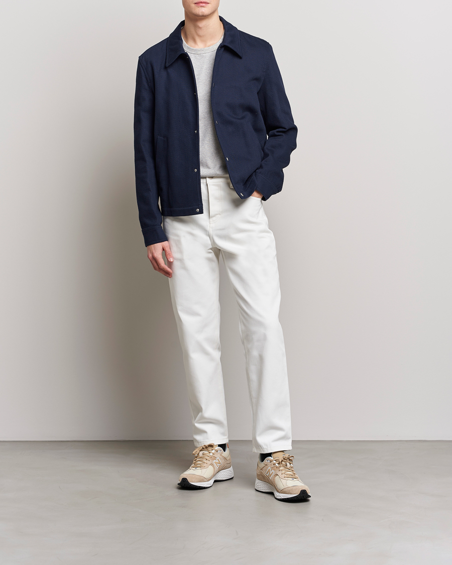 Mies | Farkut | AMI | Tapered Jeans Natural White