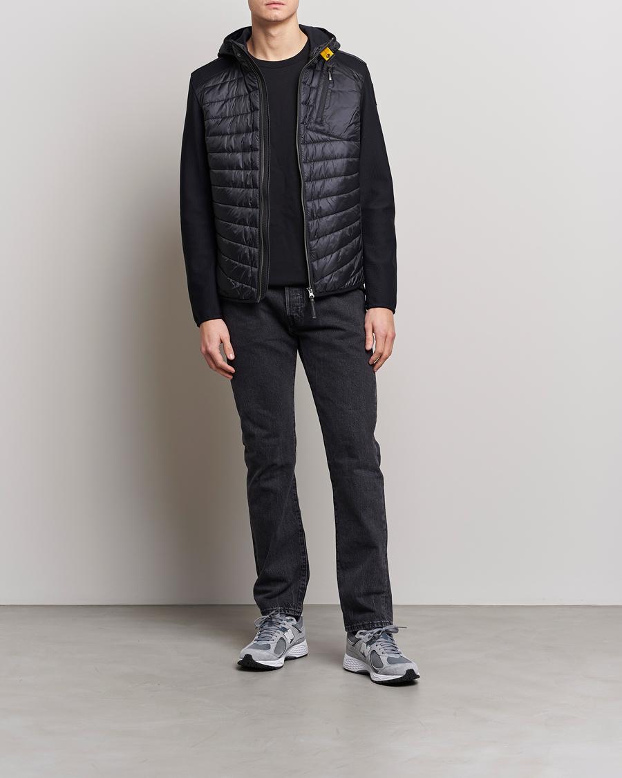 Mies | Takit | Parajumpers | Nolan Mesh Hooded Hybrid Black