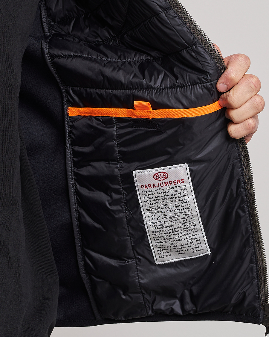 Mies | Takit | Parajumpers | Nolan Mesh Hooded Hybrid Black