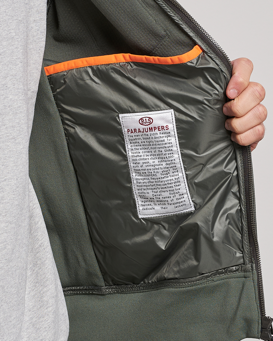 Mies | Takit | Parajumpers | London Hybrid Cool Down Jacket Thyme