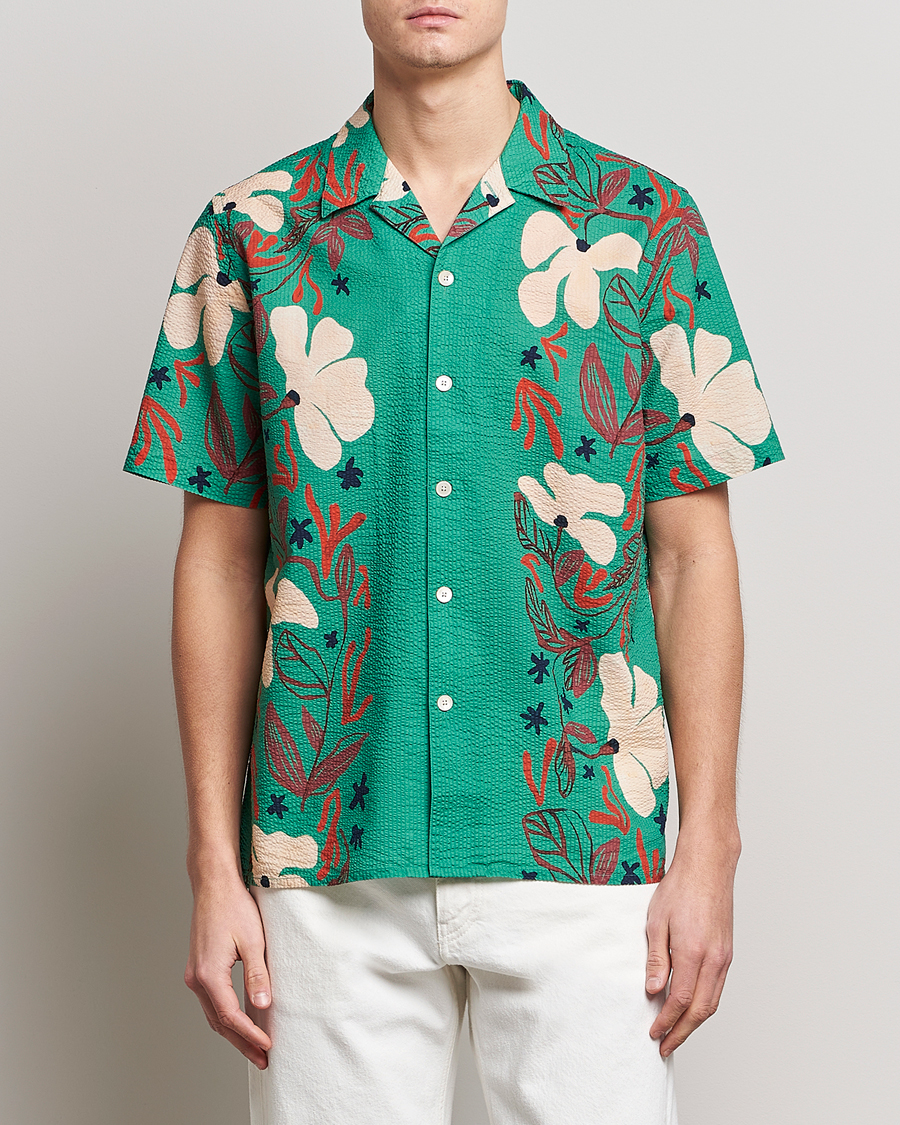 Mies | Kauluspaidat | PS Paul Smith | Cotton Casual Fit Shirt Green