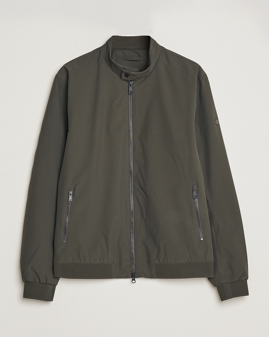 Mies | Takit | Scandinavian Edition | Plain Waterproof Jacket Dark Olive