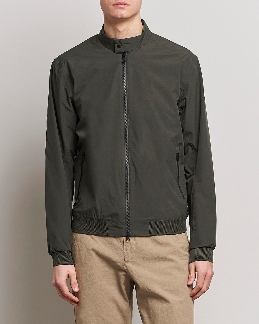 Mies | Takit | Scandinavian Edition | Plain Waterproof Jacket Dark Olive