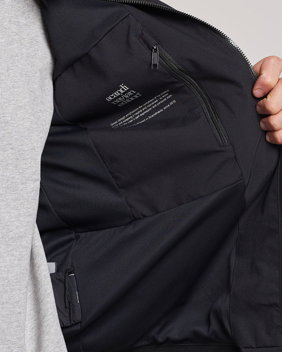 Mies | Takit | Scandinavian Edition | Plain Waterproof Jacket Onyx