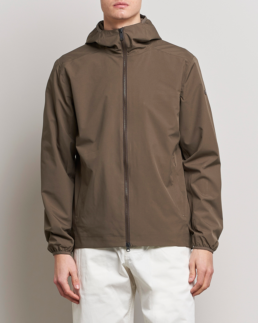 Mies |  | Scandinavian Edition | Hood Waterproof Jacket Major Brown