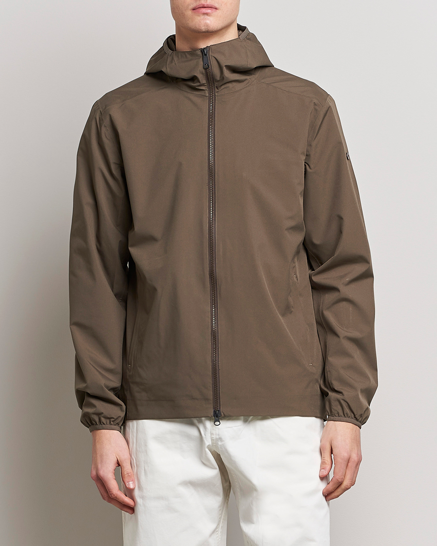 Mies | Takit | Scandinavian Edition | Hood Waterproof Jacket Major Brown