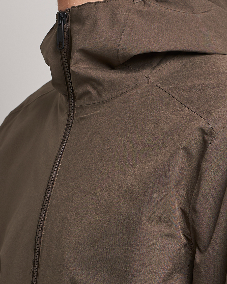 Mies | Takit | Scandinavian Edition | Hood Waterproof Jacket Major Brown