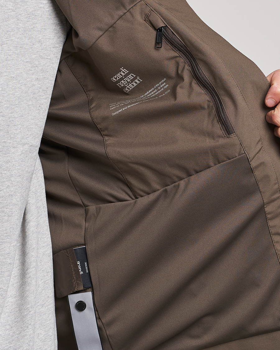 Mies | Takit | Scandinavian Edition | Hood Waterproof Jacket Major Brown