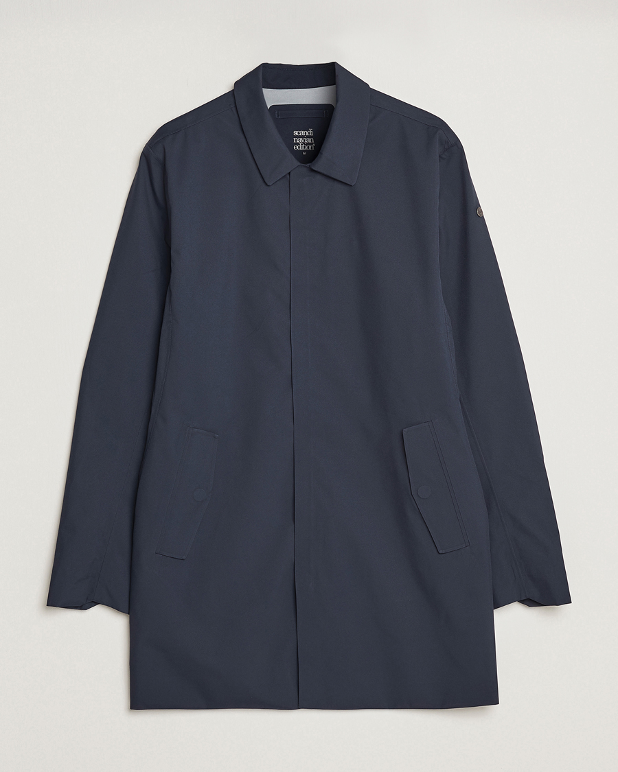Mies |  | Scandinavian Edition | Key Waterproof Coat Midnight Blue