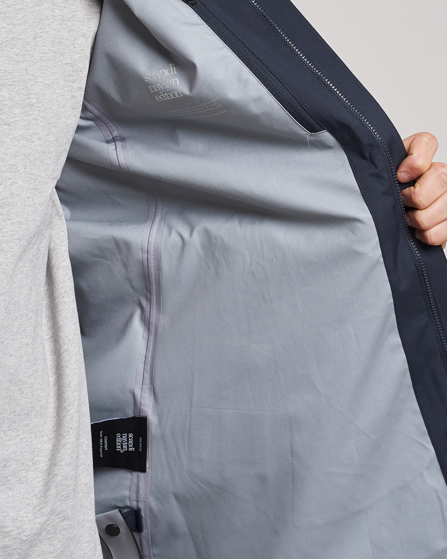 Mies | Takit | Scandinavian Edition | Key Waterproof Coat Midnight Blue