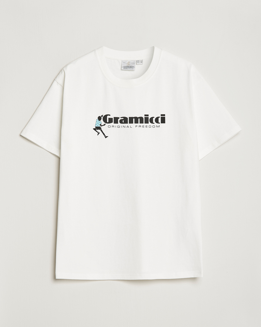 Mies | T-paidat | Gramicci | Organic Cotton Dancing Man T-Shirt White