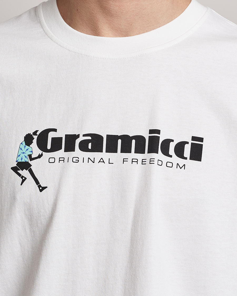 Mies | T-paidat | Gramicci | Organic Cotton Dancing Man T-Shirt White