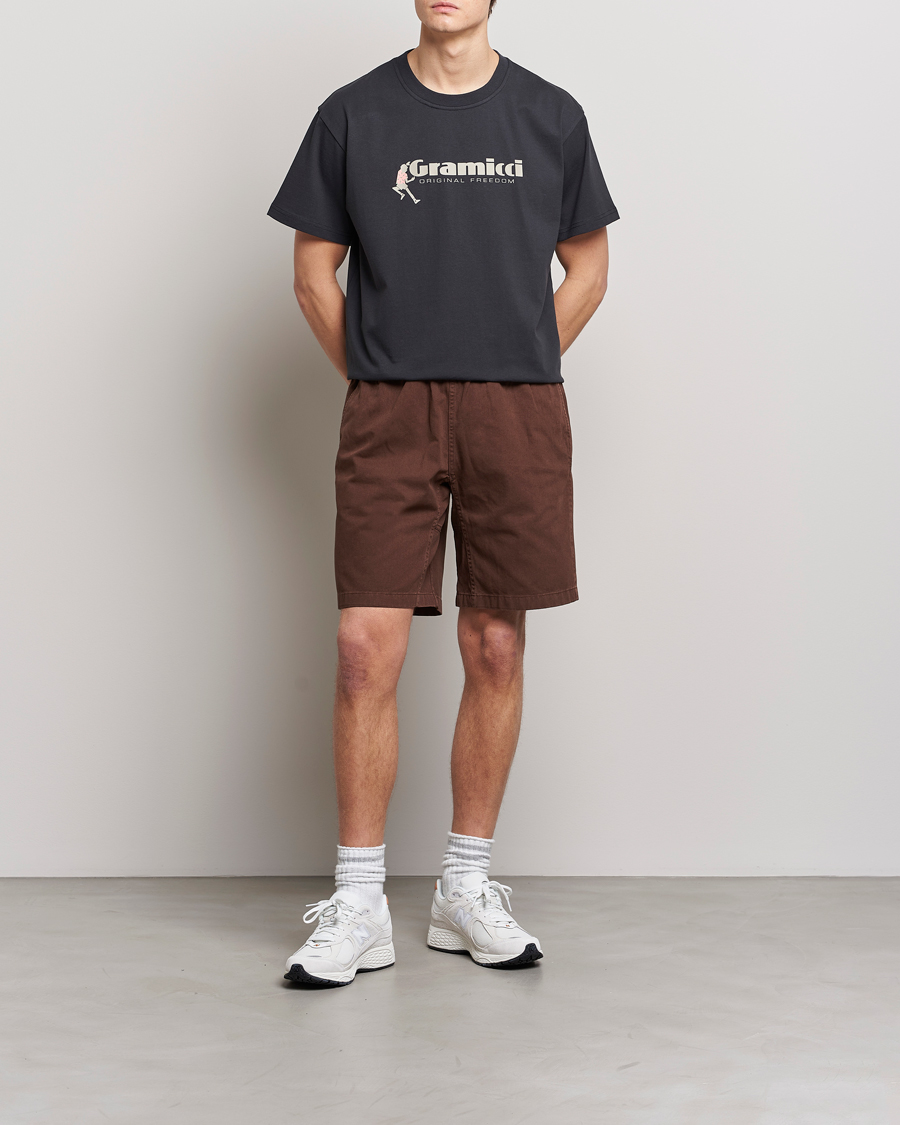 Mies | T-paidat | Gramicci | Organic Cotton Dancing Man T-Shirt Vintage Black