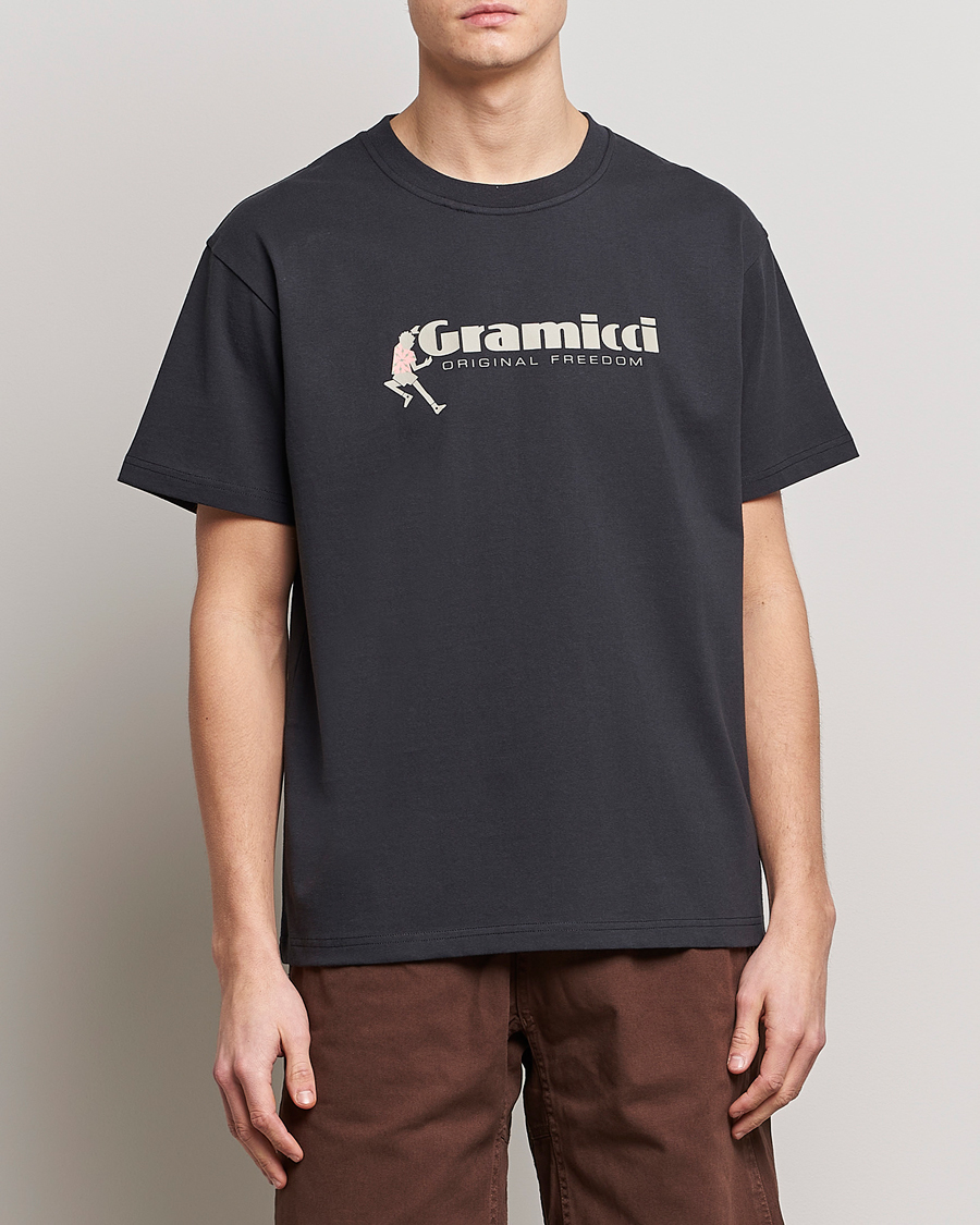 Mies | Gramicci | Gramicci | Organic Cotton Dancing Man T-Shirt Vintage Black