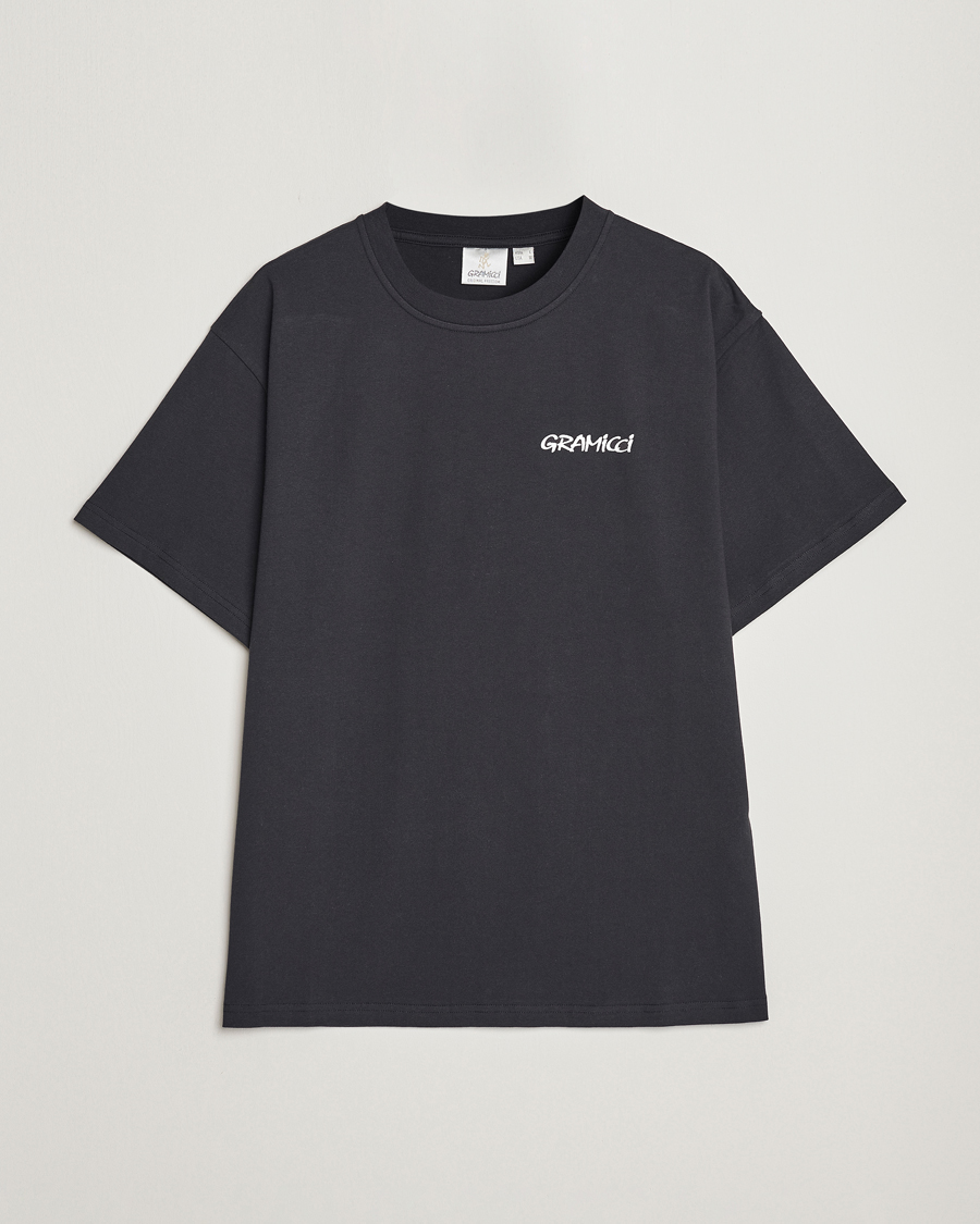 Mies | T-paidat | Gramicci | Organic Cotton Flower T-Shirt Vintage Black