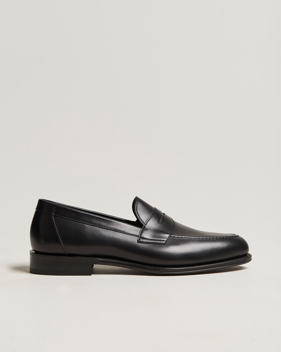 Mies | Best of British | Loake 1880 | Hornbeam Eco Penny Loafer Black Calf