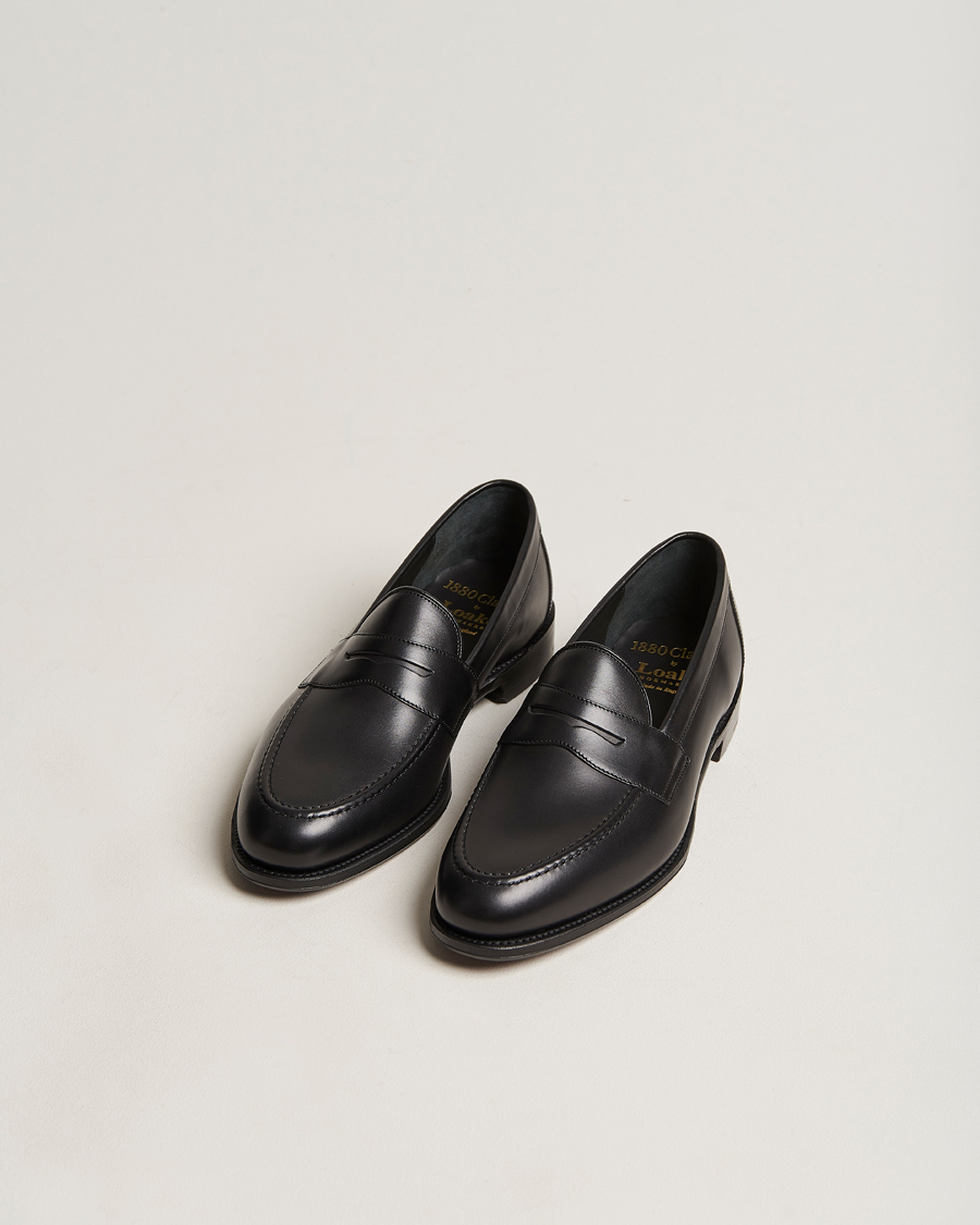 Mies | Loaferit | Loake 1880 | Hornbeam Eco Penny Loafer Black Calf