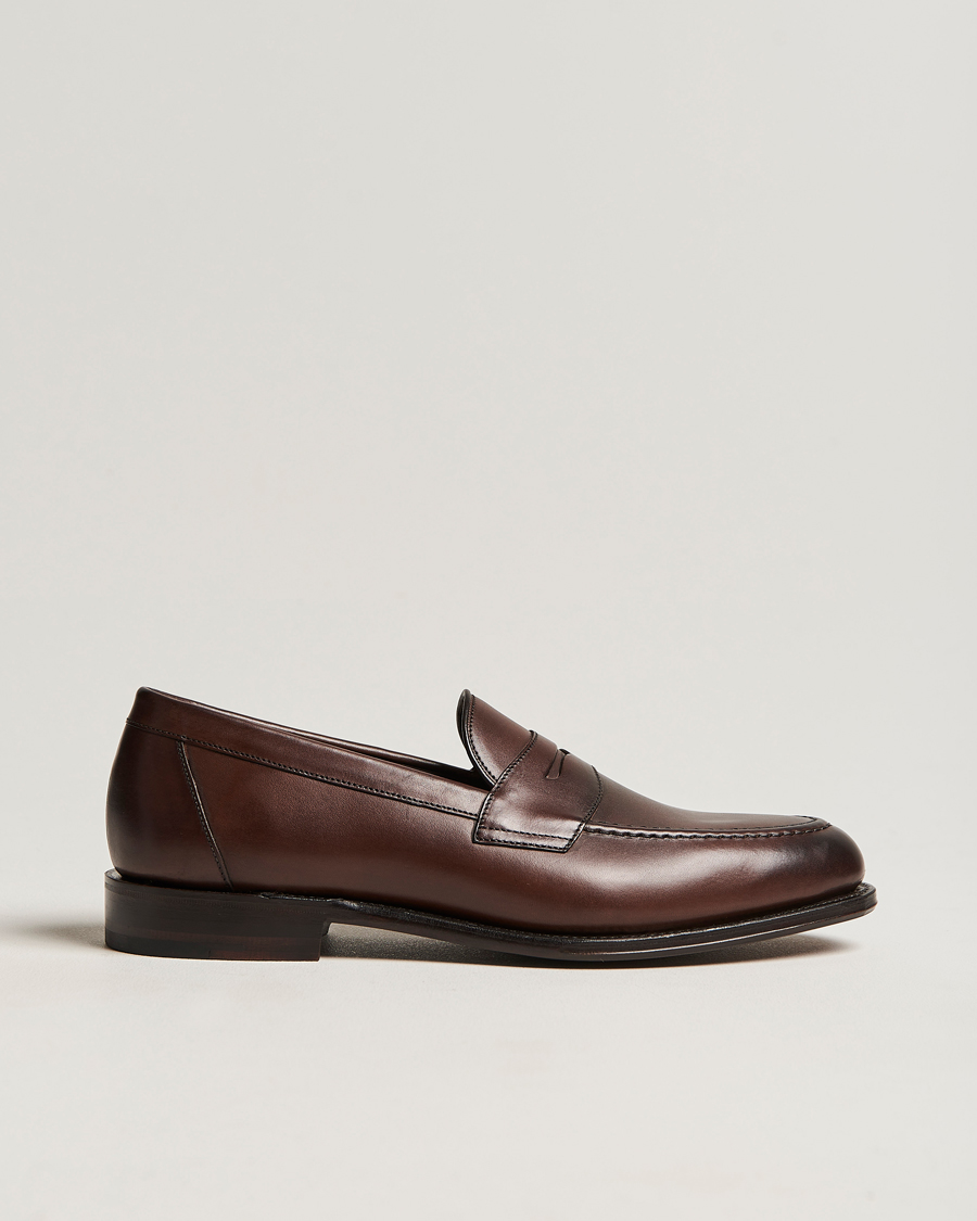Mies | Best of British | Loake 1880 | Hornbeam Eco Penny Loafer Walnut