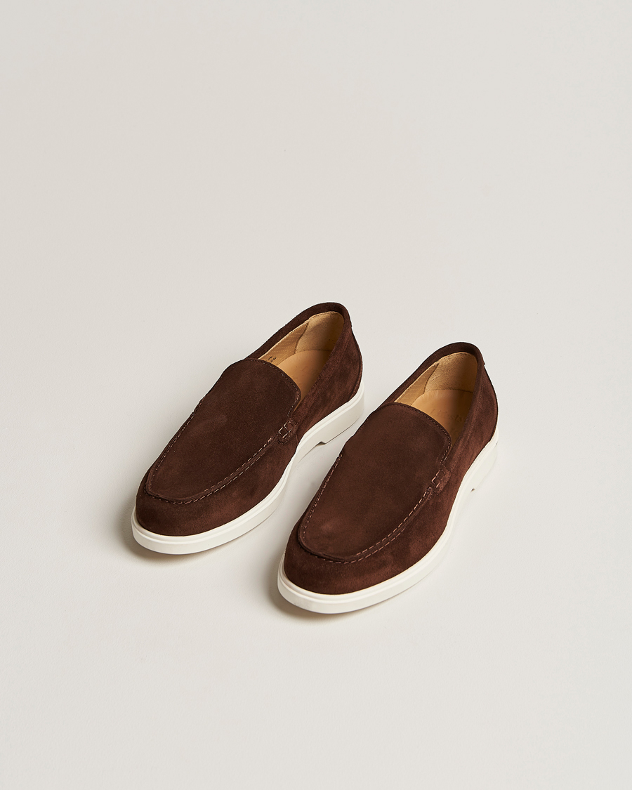 Mies | Loaferit | Loake Shoemakers | Loake 1880 Tuscany Suede Loafer Chocolate