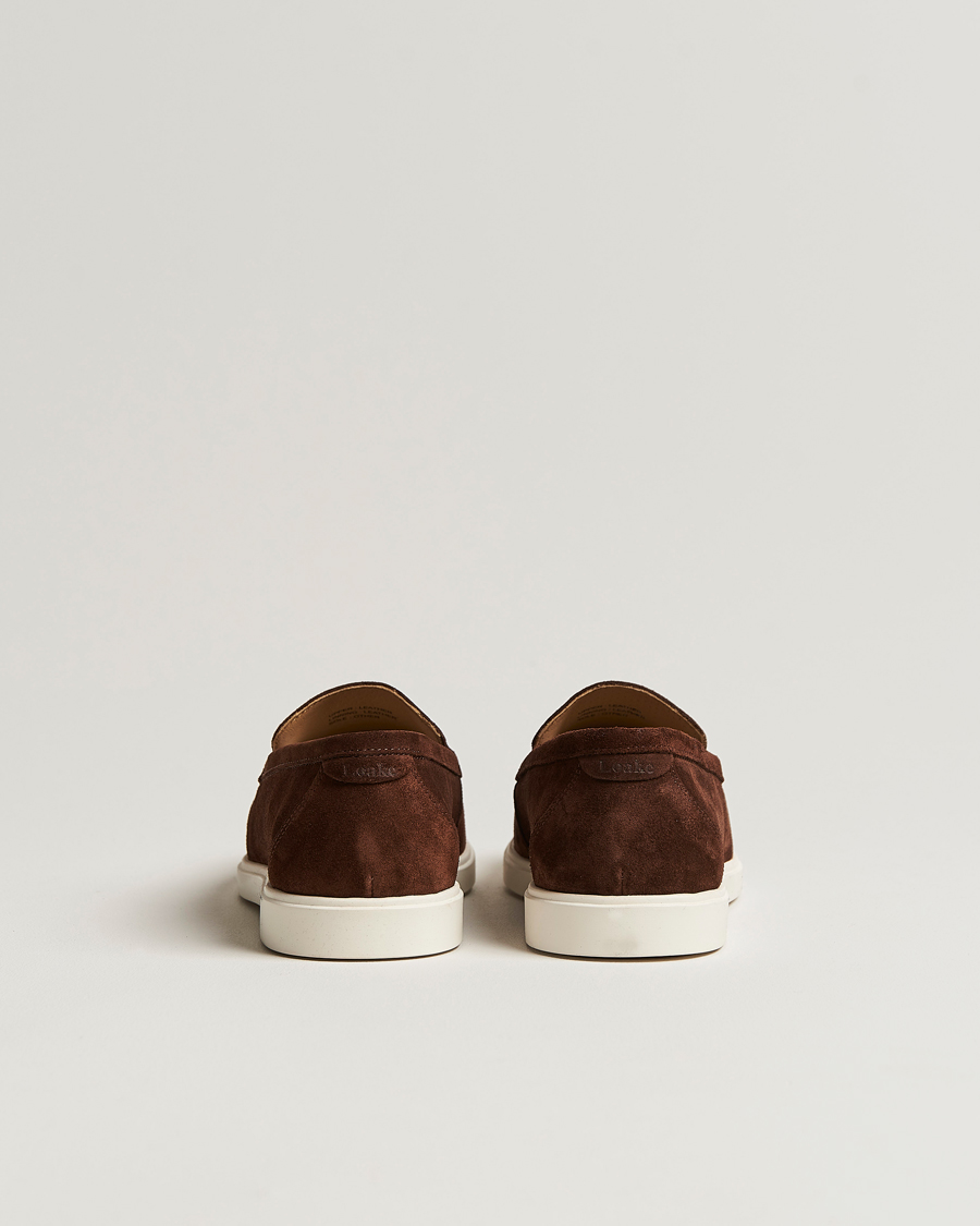 Mies | Loaferit | Loake Shoemakers | Loake 1880 Tuscany Suede Loafer Chocolate