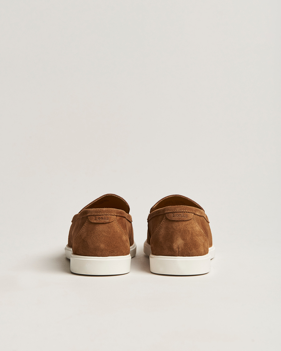 Mies | Loaferit | Loake 1880 | Tuscany Suede Loafer Chestnut