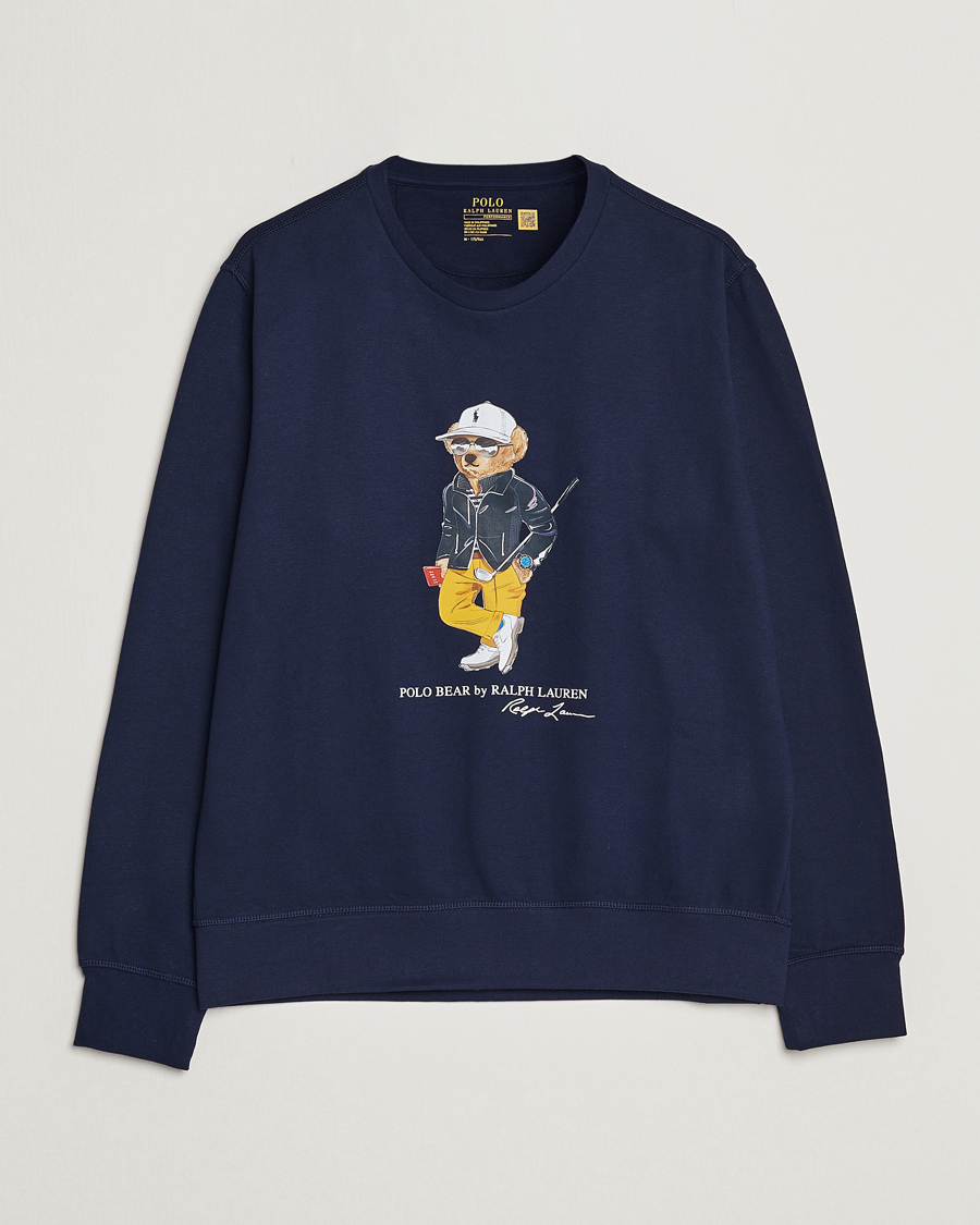 Mies | Puserot | Polo Ralph Lauren Golf | Magic Fleece Printed Bear Sweatshirt Navy