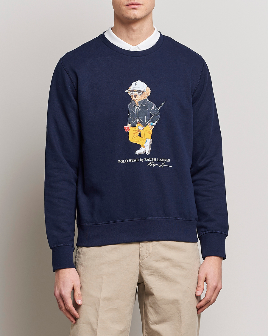 Mies |  | Polo Ralph Lauren Golf | Magic Fleece Printed Bear Sweatshirt Navy