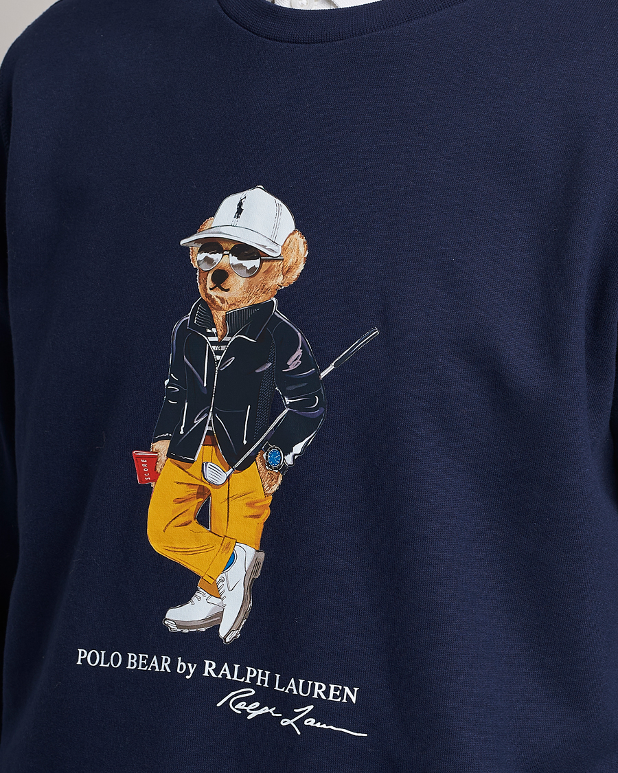 Mies | Puserot | Polo Ralph Lauren Golf | Magic Fleece Printed Bear Sweatshirt Navy