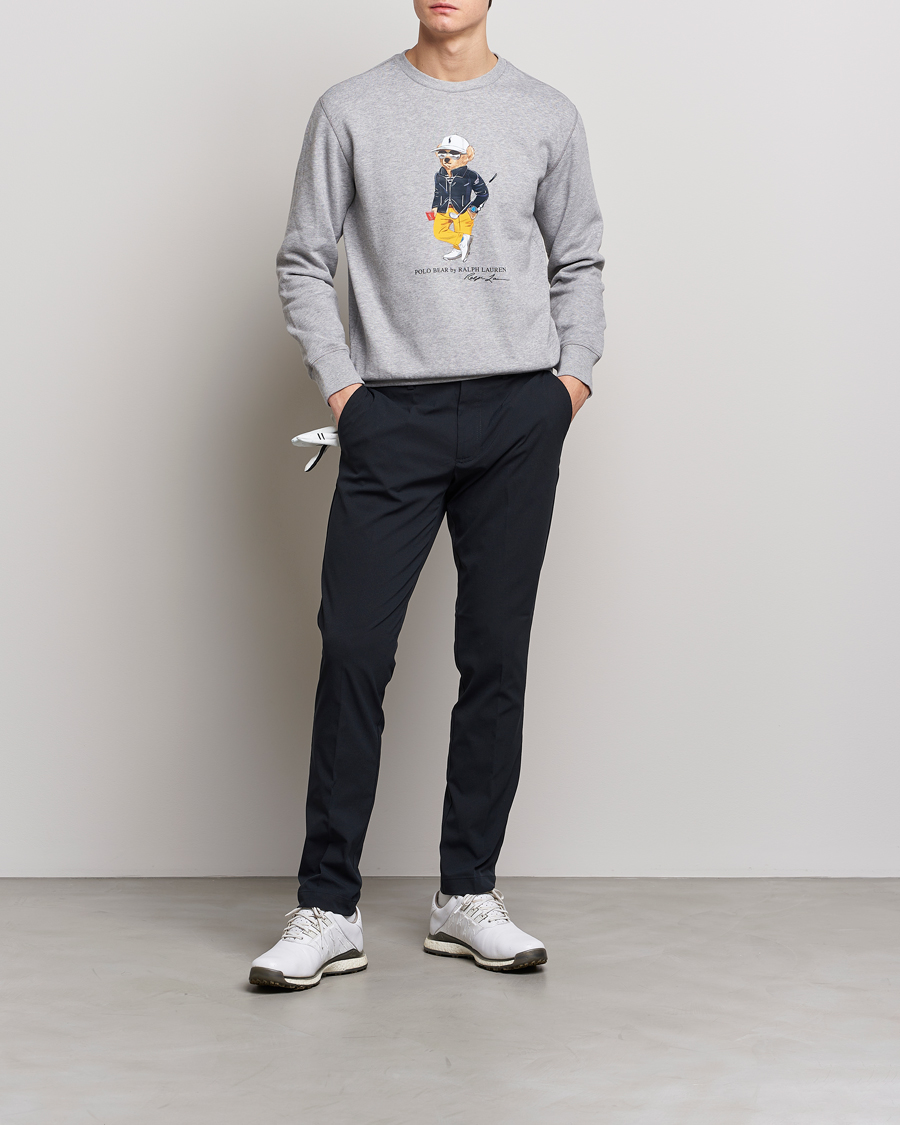 Mies | Puserot | Polo Ralph Lauren Golf | Magic Fleece Printed Bear Sweatshirt Andover Heather