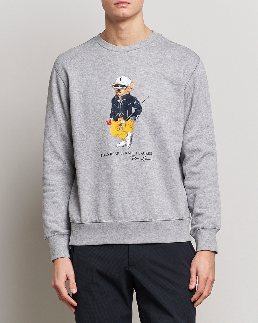 Mies |  | Polo Ralph Lauren Golf | Magic Fleece Printed Bear Sweatshirt Andover Heather