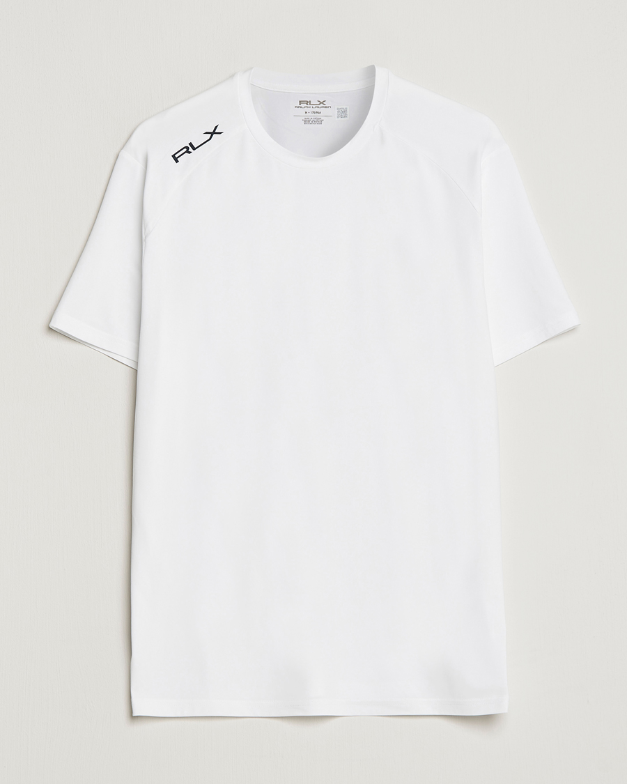 Mies | T-paidat | RLX Ralph Lauren | Airflow Crew Neck T-Shirt Ceramic White