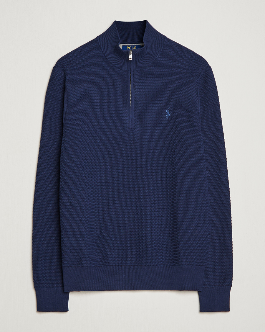 Mies | Puserot | Polo Ralph Lauren Golf | Cotton Jersey Half Zip Refined Navy